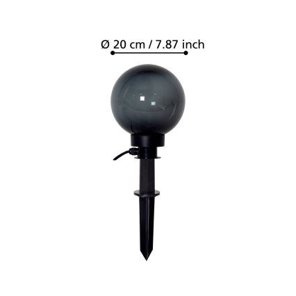 Eglo - Buitenlamp 1xE27/40W/230V d. 20 cm IP44