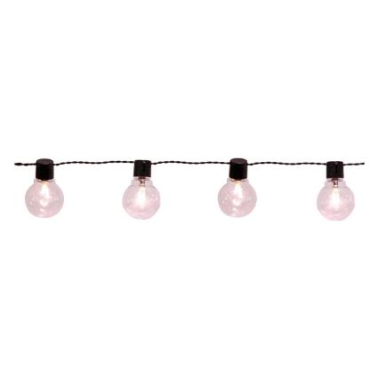 Eglo - Decoratieve LED Lichtketting voor Buiten 16xLED/0,064W/24V IP44 zwart