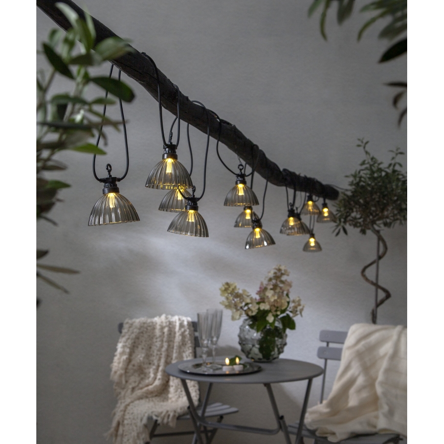 Eglo - Decoratieve LED Lichtketting voor Buiten 12xLED/0,066W/3,2V IP44