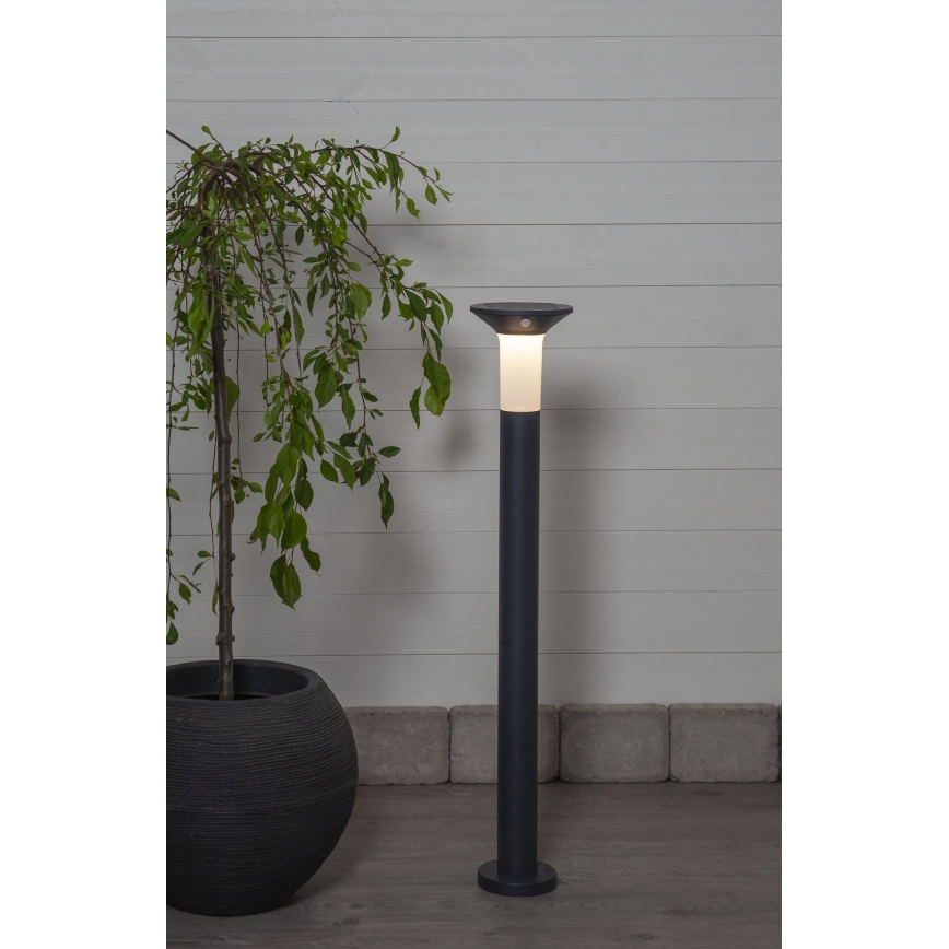 Eglo - Solar LED lamp met sensor voor buiten 6xLED/0,03W/3,7V 1500 mAh IP44