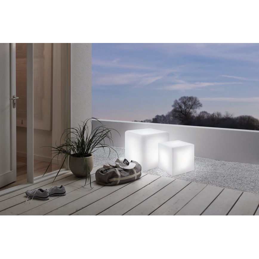 Eglo - Vloerlamp voor buiten 1xE27/15W/230V 40x40 cm IP65
