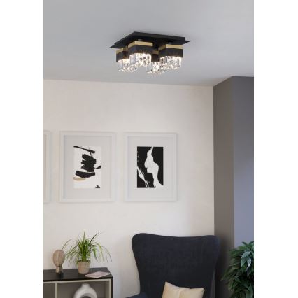Eglo - Plafondlamp 4xE14/40W/230V