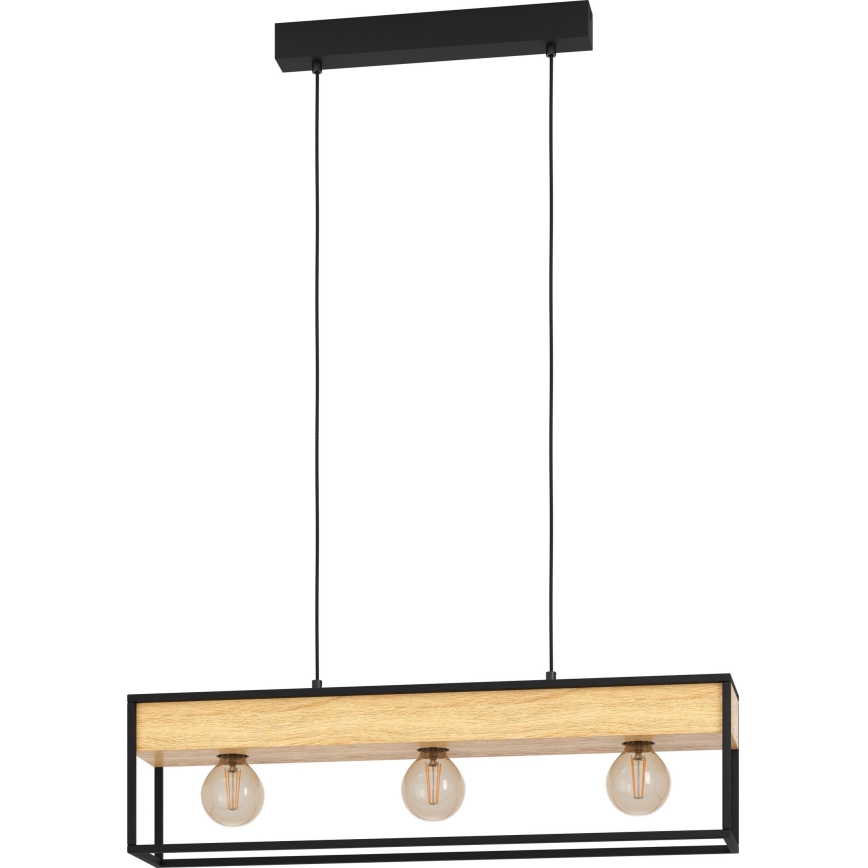 Eglo - Hanglamp aan een koord 3xE27/40W/230V