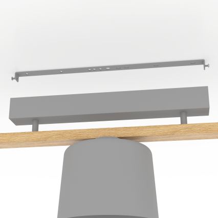 Eglo - Plafondlamp 3xE27/40W/230V
