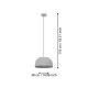 Eglo - Hanglamp aan een koord 1xE27/40W/230V diameter 38 cm