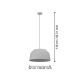 Eglo - Hanglamp aan een koord 1xE27/40W/230V diameter 52 cm