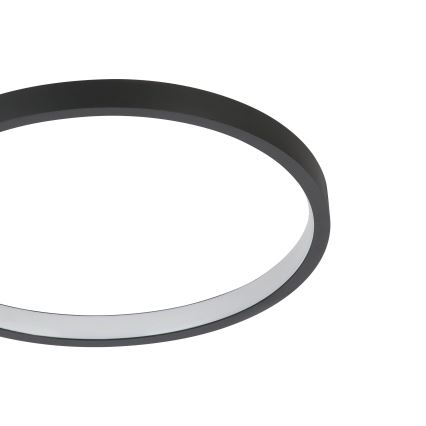 Eglo - LED Dimbare plafondlamp LED/15W/230V zwart + afstandsbediening