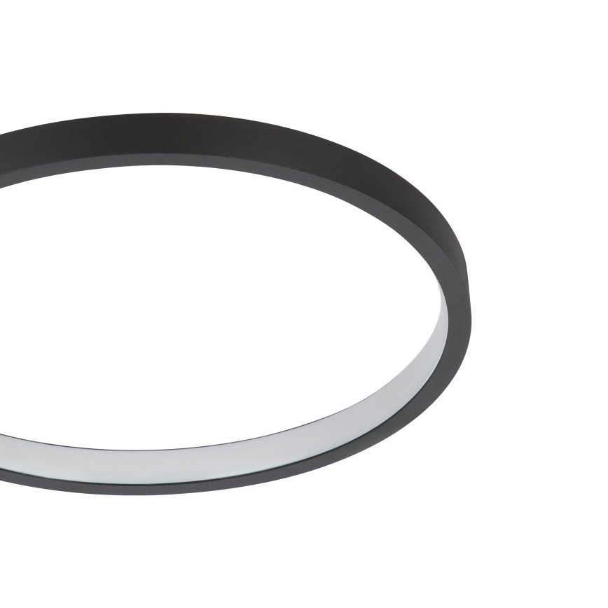 Eglo - LED Dimbare plafondlamp LED/15W/230V zwart + afstandsbediening