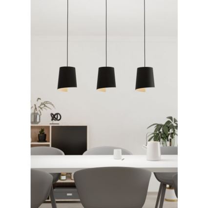 Eglo - Hanglamp aan kabel 3xE27/40W/230V