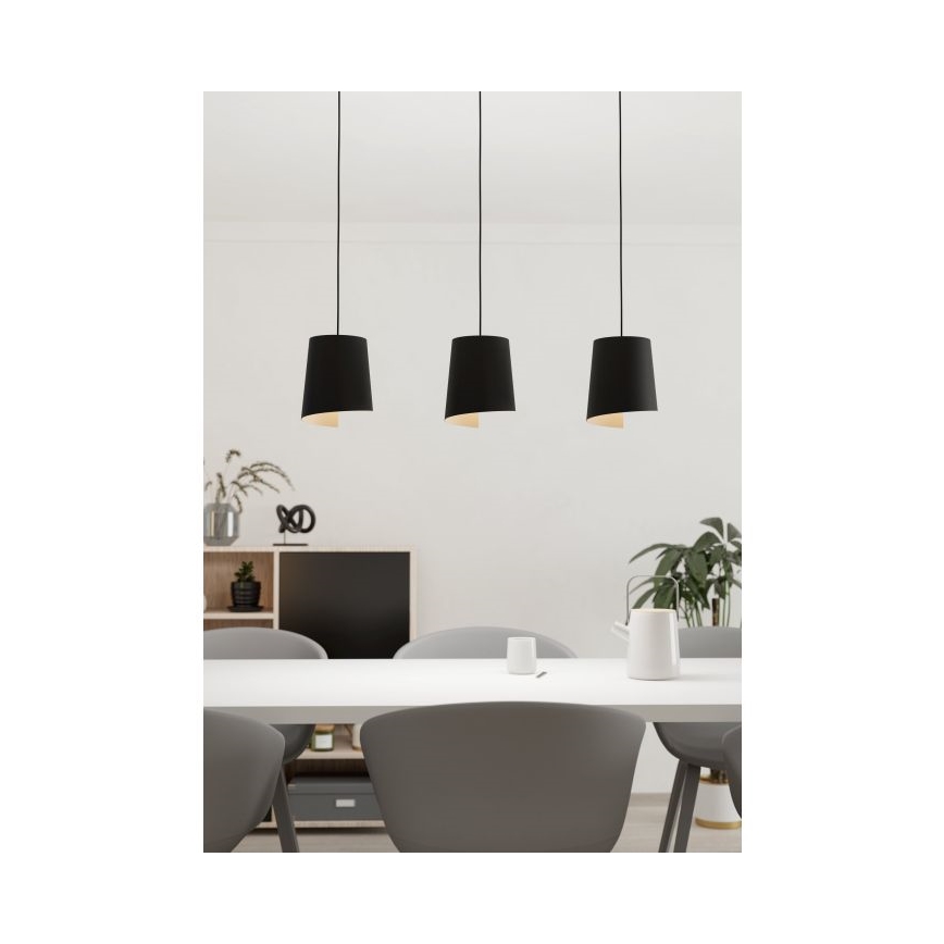 Eglo - Hanglamp aan kabel 3xE27/40W/230V