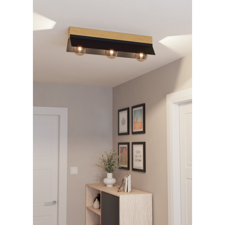 Eglo - Plafondlamp 3xE27/40W/230V