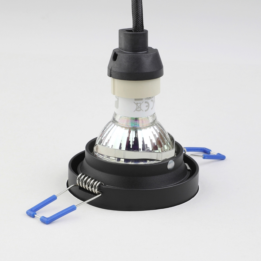 Eglo - Inbouwverlichting 1xGU10/35W/230V antraciet