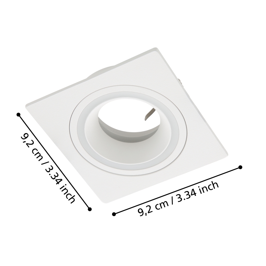 Eglo - Inbouwverlichting 1xGU10/35W/230V wit
