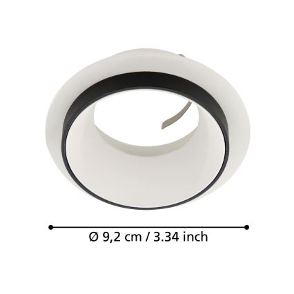 Eglo - Inbouwlamp 1xGU10/35W/230V wit