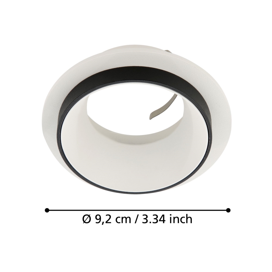 Eglo - Inbouwlamp 1xGU10/35W/230V wit