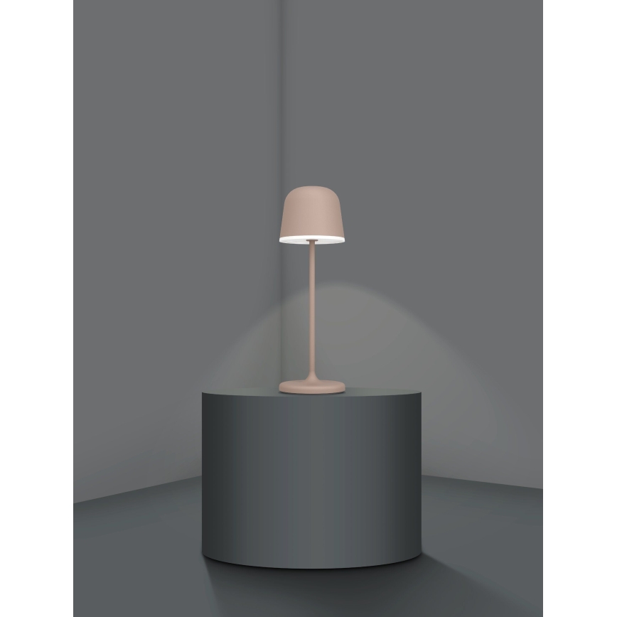 Eglo - LED Dimbaar buitenshuis rechargeable lamp LED/2,2W/5V 1800mAh bruin IP54