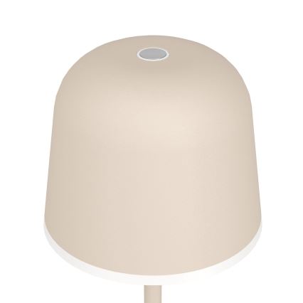 Eglo - LED Dimbaar buitenshuis rechargeable lamp LED/2,2W/5V 1800mAh beige IP54