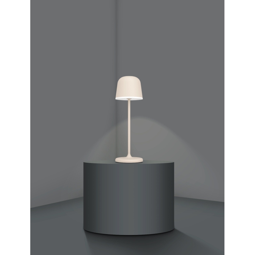 Eglo - LED Dimbaar buitenshuis rechargeable lamp LED/2,2W/5V 1800mAh beige IP54