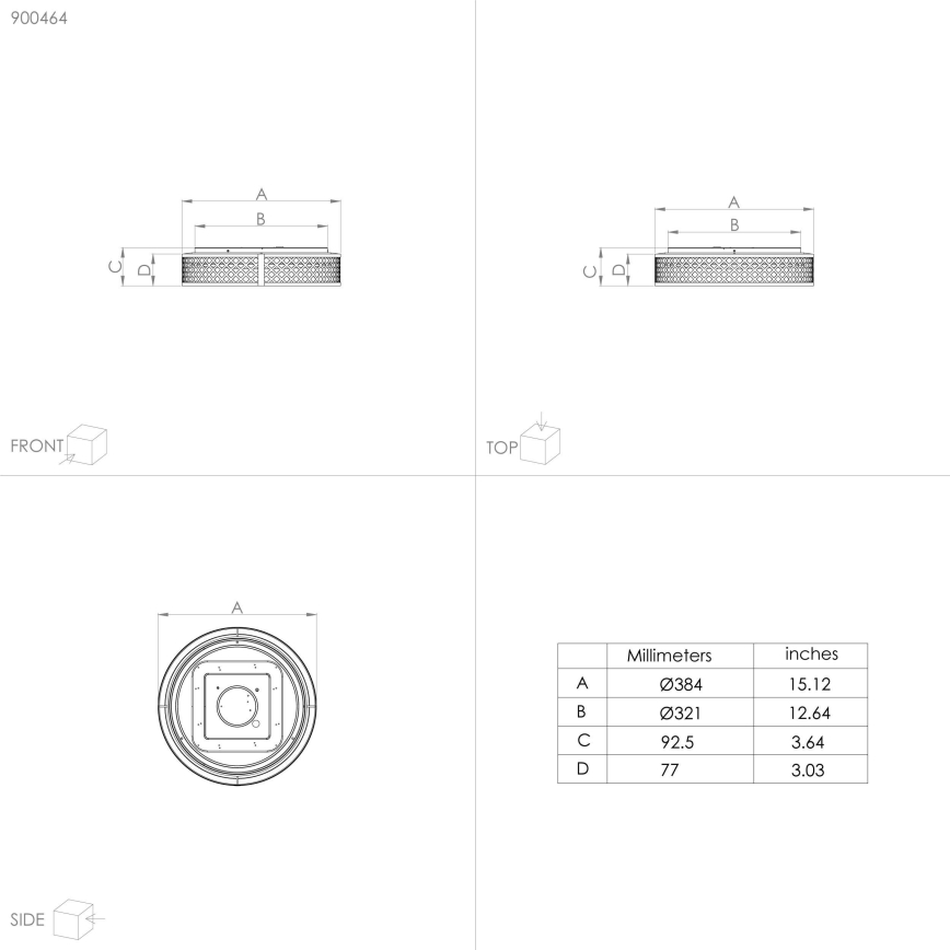 Eglo - LED Plafondlamp LED/24W/230V
