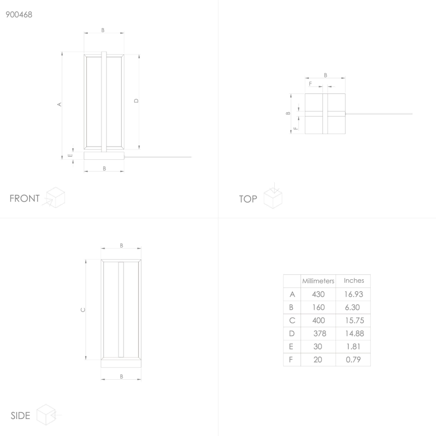 Eglo - LED Dimbare tafellamp LED/15,5W/230V + afstandsbediening
