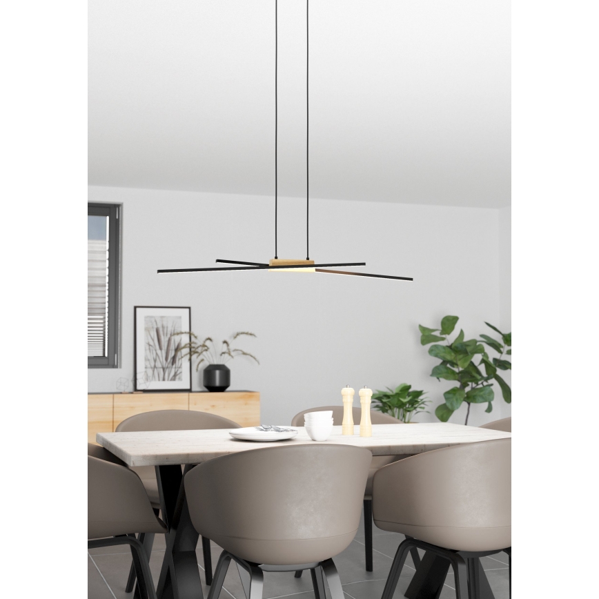 Eglo - LED dimbare hanglamp aan kabel 2xLED/13W/230V