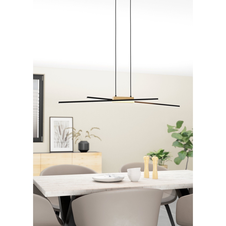 Eglo - LED dimbare hanglamp aan kabel 2xLED/13W/230V