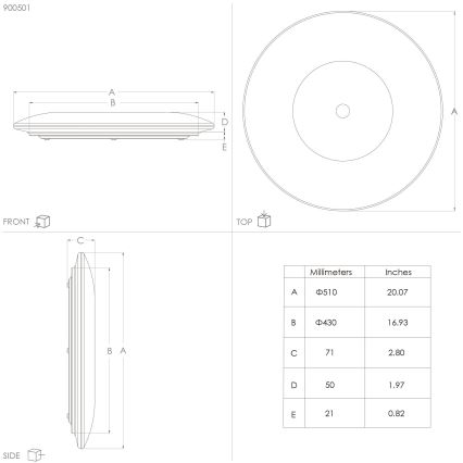 Eglo - LED Plafondlamp LED/30,8W/230V