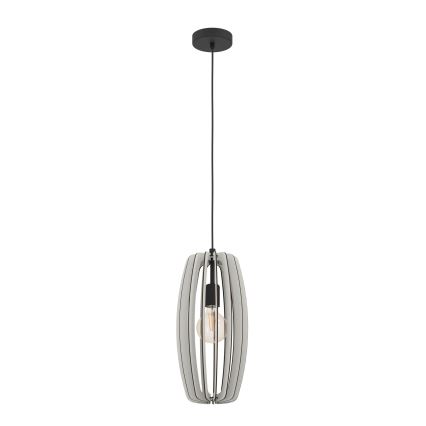 Eglo - Hanglamp aan kabel 1xE27/40W/230V crème