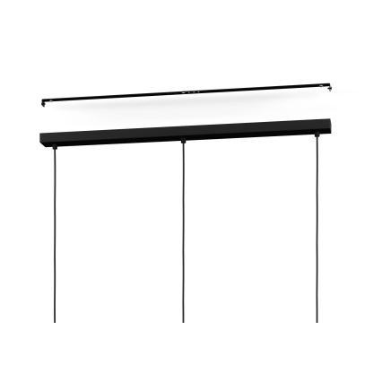 Eglo - Hanglamp aan kabel 3xE27/40W/230V zwart