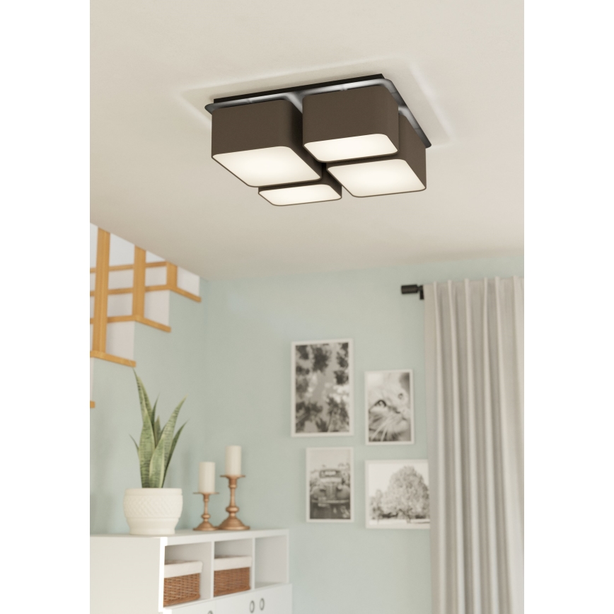 Eglo - Plafondlamp 4xE27/28W/230V