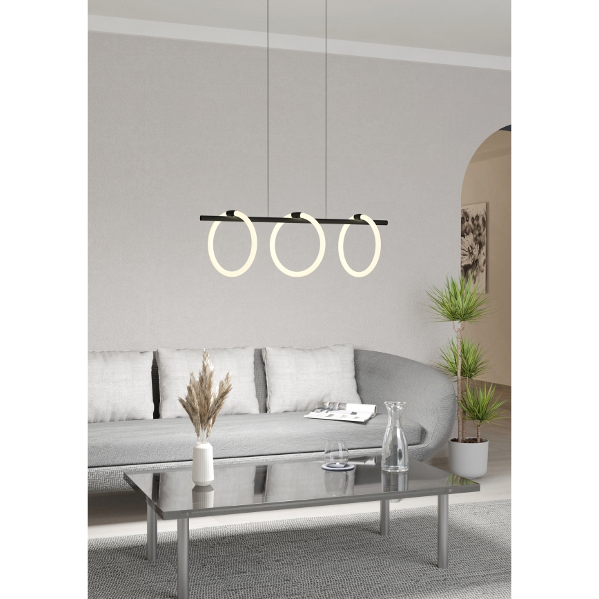 Eglo - LED hanglamp aan kabel 3xLED/9W/230V