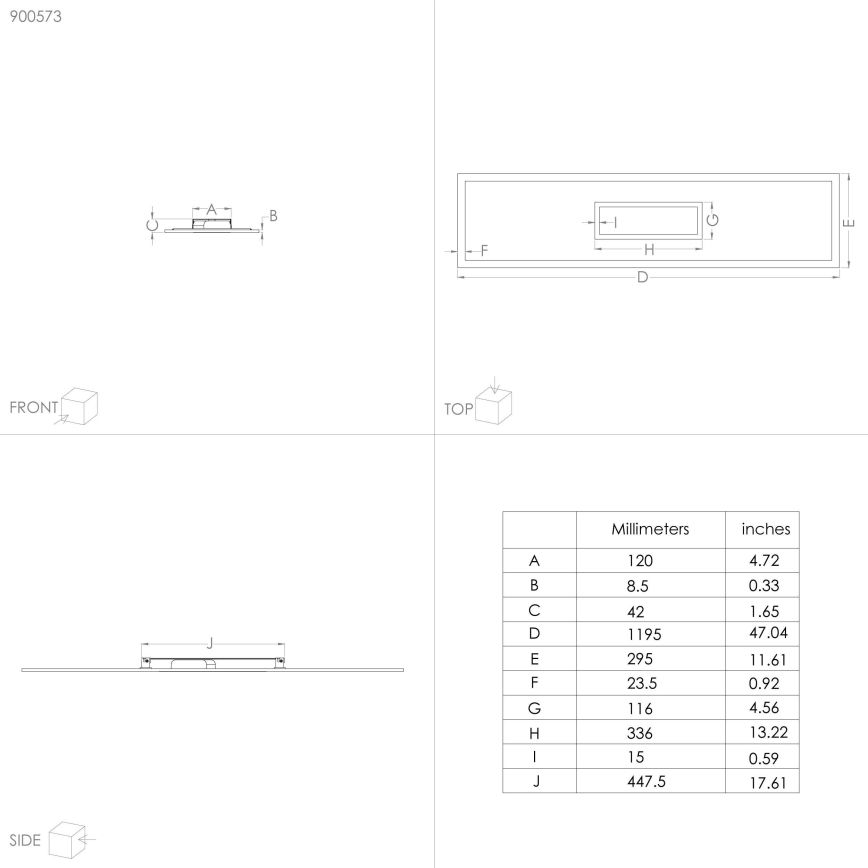 Eglo - LED RGBW Dimbaar opbouwpaneel LED/35W/230V + afstandsbediening