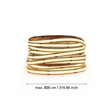 Eglo - LED Strip 8m LED/64W/24/230V 3000K