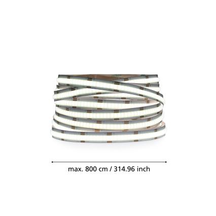 Eglo - Dimbare LED-strip 8m COB STRIPE LED/52,8W/24/230V 2700-6500K + afstandsbediening