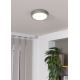 Eglo - Dimbare LED Plafondlamp LED/11W/230V chroom