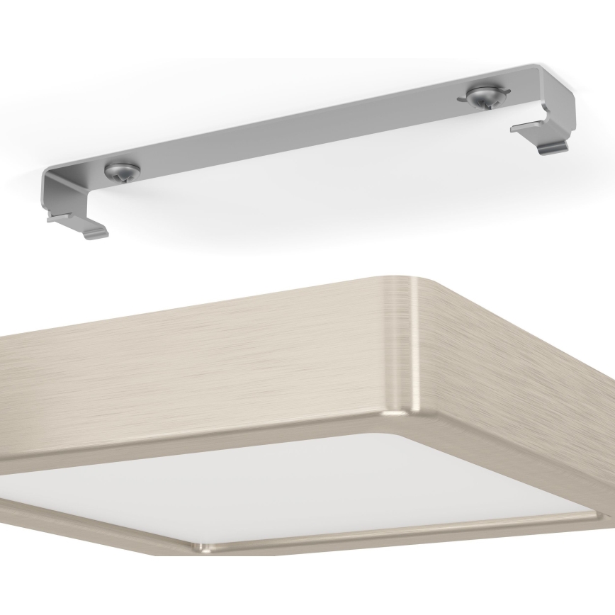 Eglo - Dimbare LED Plafondlamp LED/11W/230V mat chroom