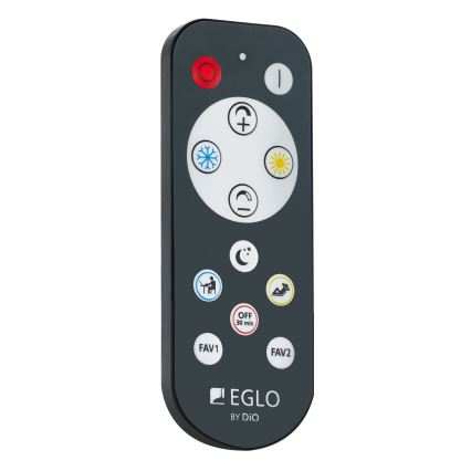 Eglo - LED Dimbare plafondlamp LED/25,6W/230V + afstandsbediening