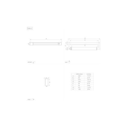 Eglo - LED Badkamer spiegelverlichting LED/8,9W/230V IP44