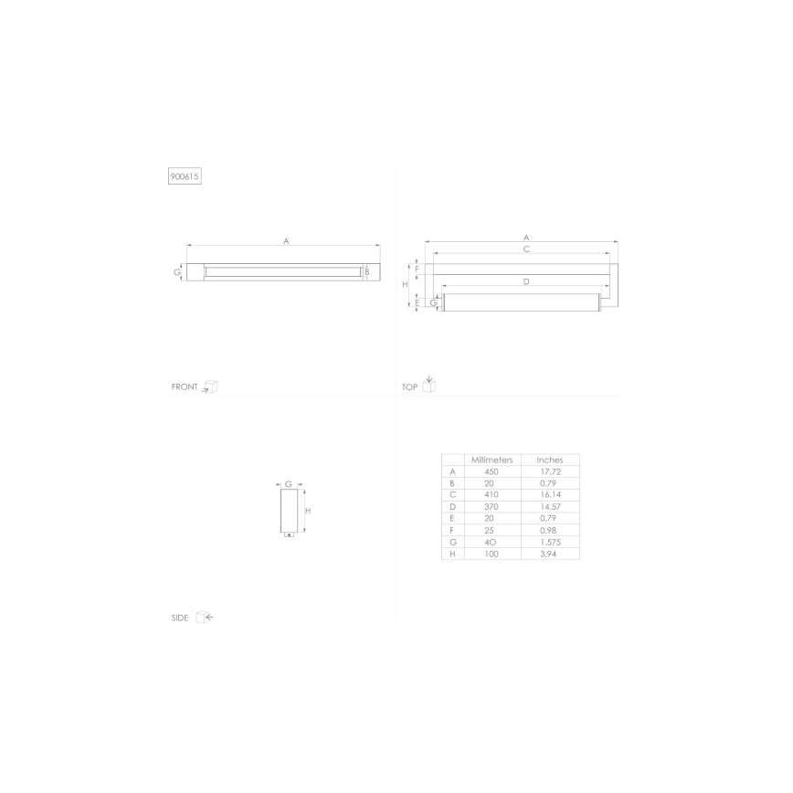 Eglo - LED Badkamer spiegelverlichting LED/8,9W/230V IP44