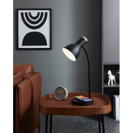 Eglo - LED dimbare lamp met draadloos opladen LED/5,5W/230V