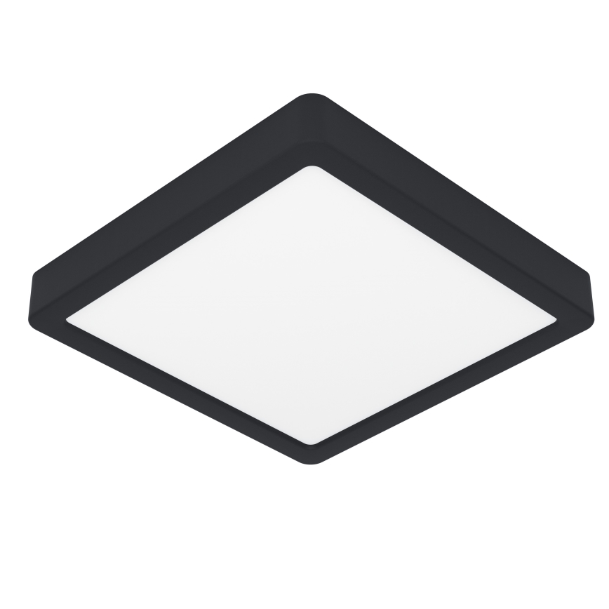 Eglo - LED Badkamerplafondlamp LED/17W/230V IP44 zwart