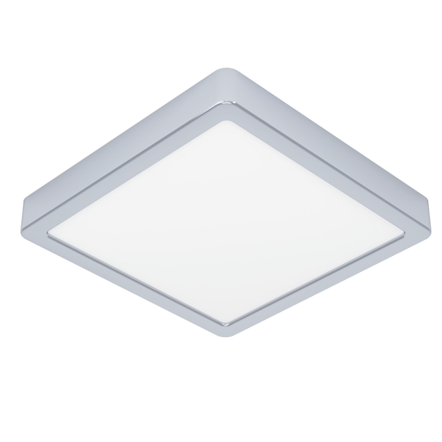 Eglo - LED plafondlamp voor badkamer LED/17W/230V IP44 glanzend chroom 21x21 cm