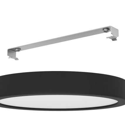 Eglo - LED plafondlamp voor badkamer LED/17W/230V zwart IP44 Ø 21 cm