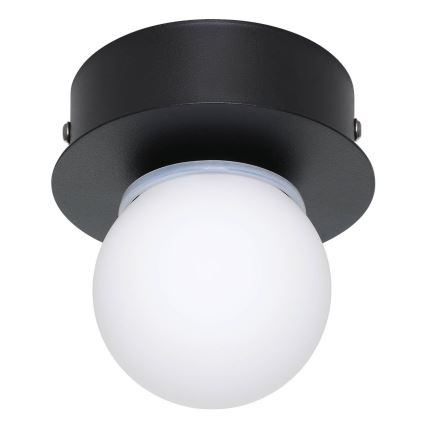 Eglo - LED Badkamer plafondlamp LED/3,3W/230V IP44 zwart