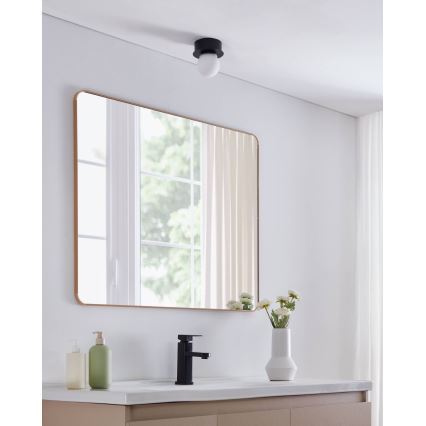 Eglo - LED Badkamer plafondlamp LED/3,3W/230V IP44 zwart