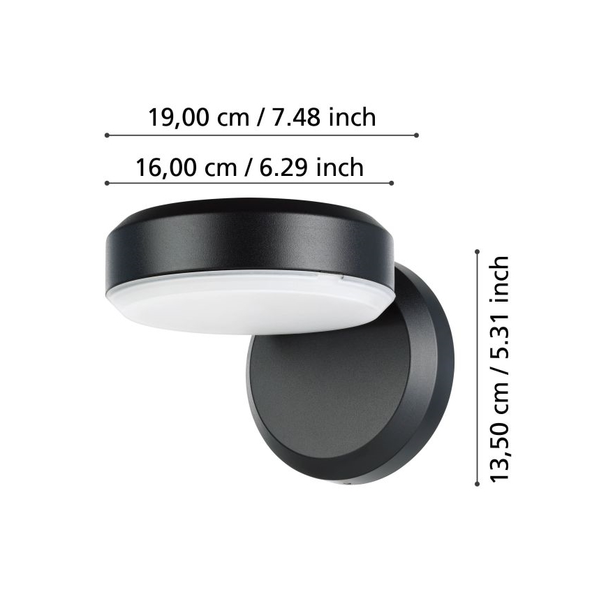 Eglo - LED Wandlamp voor buiten LED/10,8/230V IP54