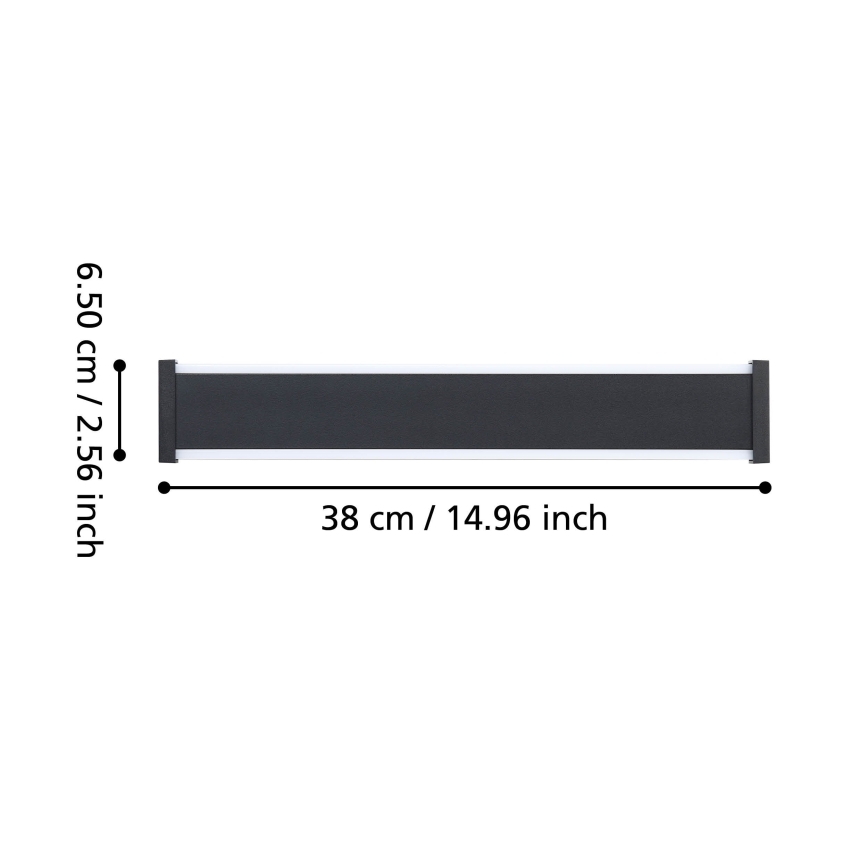 Eglo - LED Wandlamp voor buiten 2xLED/3,7W/230V 3000K IP55