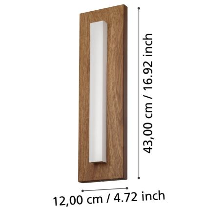 Eglo - LED Wandlamp voor buiten LED/7W/230V IP44