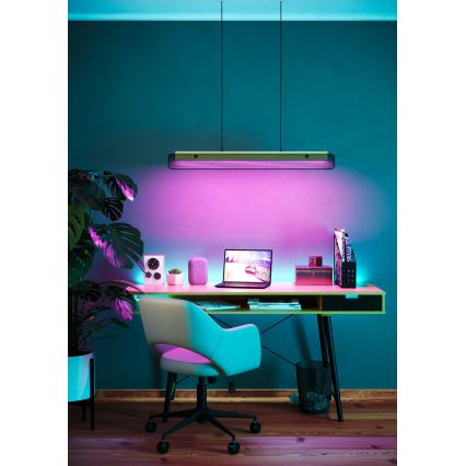 Eglo - LED RGBW Dimbare hanglamp aan een koord LED/34W/230V 2700-6500K