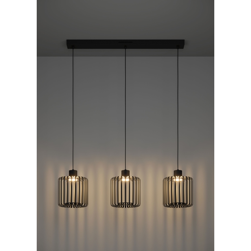 Eglo - LED RGBW Dimbare hanglamp aan een koord 3xLED/3,7W/230V 2700-6500K